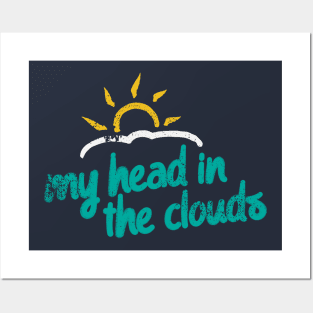 Head In The Clouds Introvert Posters and Art